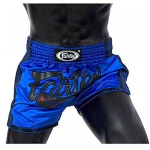 Fairtex slim (retro-cut) shorts Blue (29-33)
